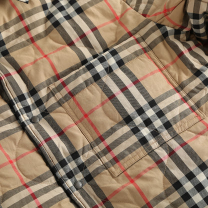 Burberry Check Quilted Reversible Jacket