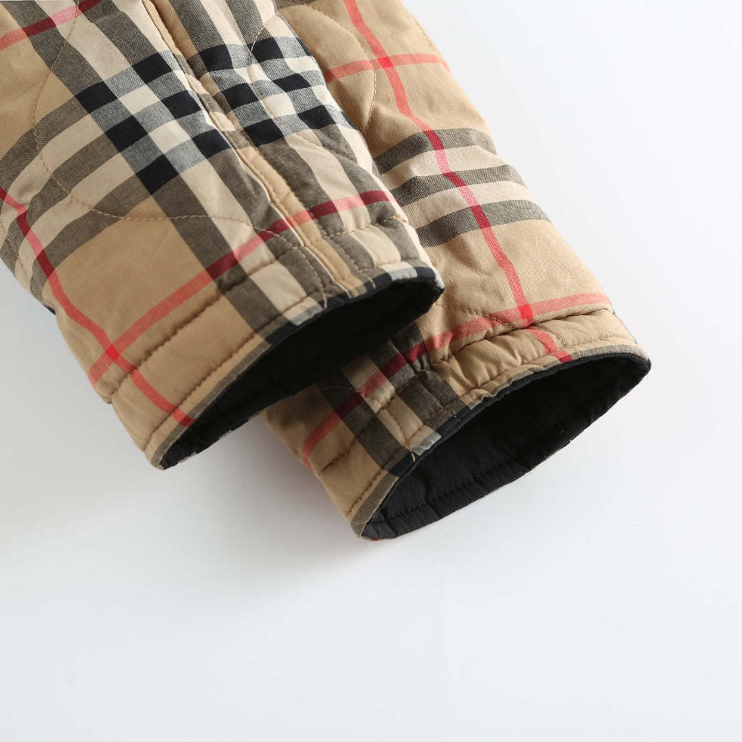 Burberry Check Quilted Reversible Jacket