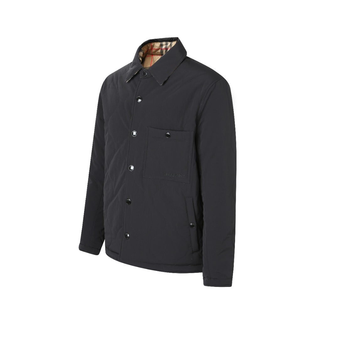 Burberry Check Quilted Reversible Jacket