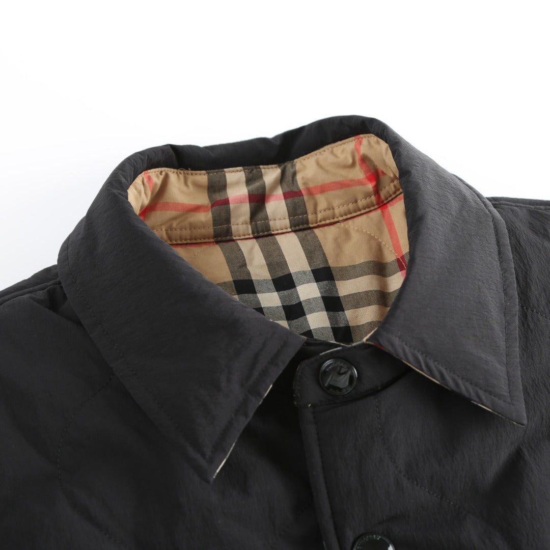 Burberry Check Quilted Reversible Jacket