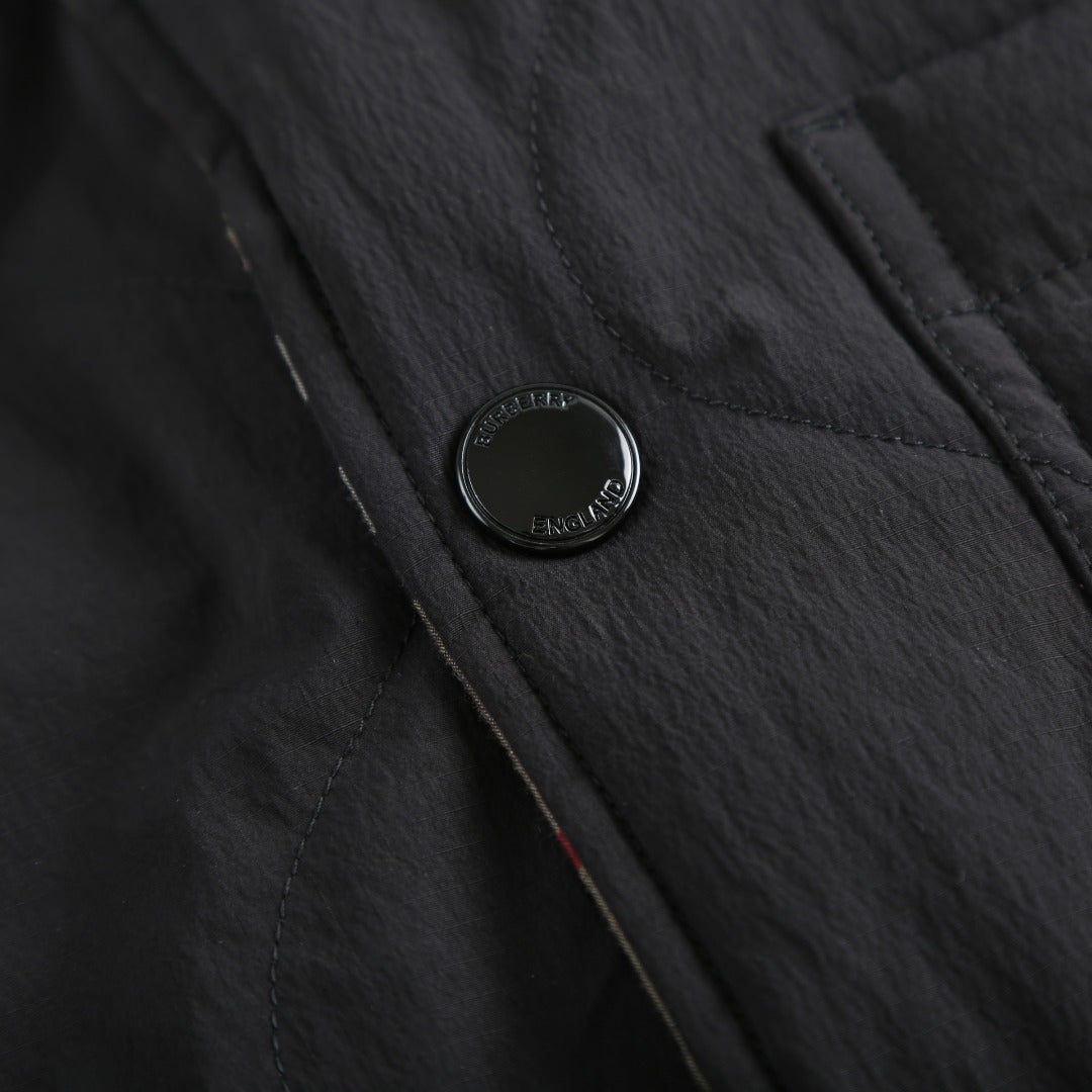 Burberry Check Quilted Reversible Jacket