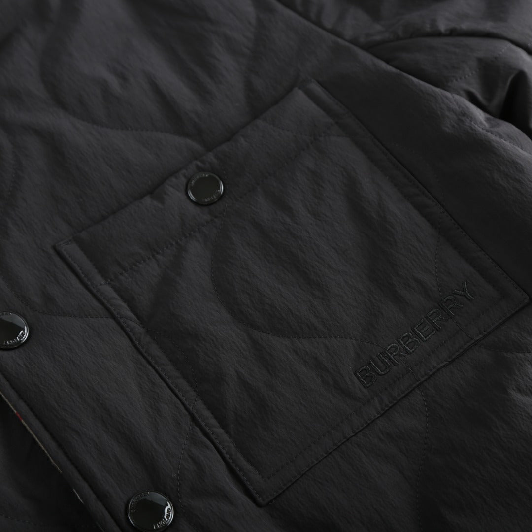 Burberry Check Quilted Reversible Jacket