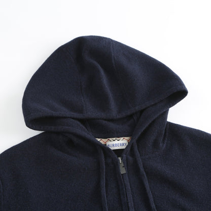 Burberry Embroidered Zip Cardigan