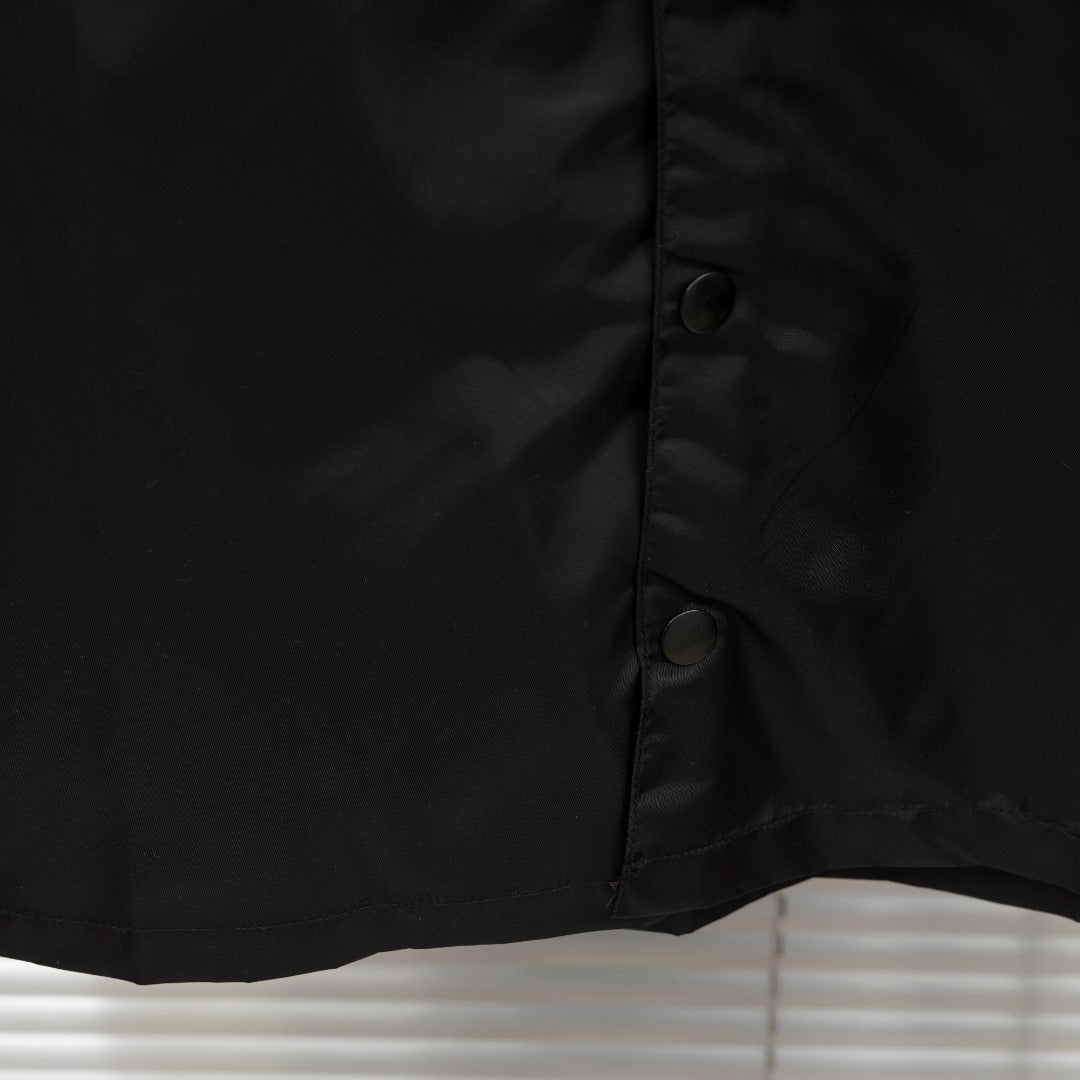 Prada Woven Leather Label Logo Shirt Jacket
