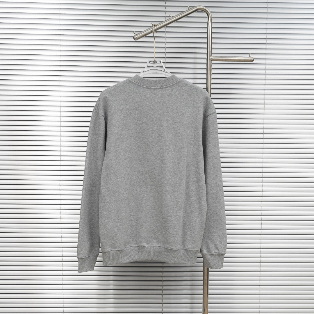 Dior Embroidered Script Logo Crewneck Sweatshirt