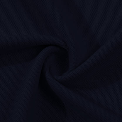 Dior Silk Long Sleeve Polo Shirt with Metal Patch