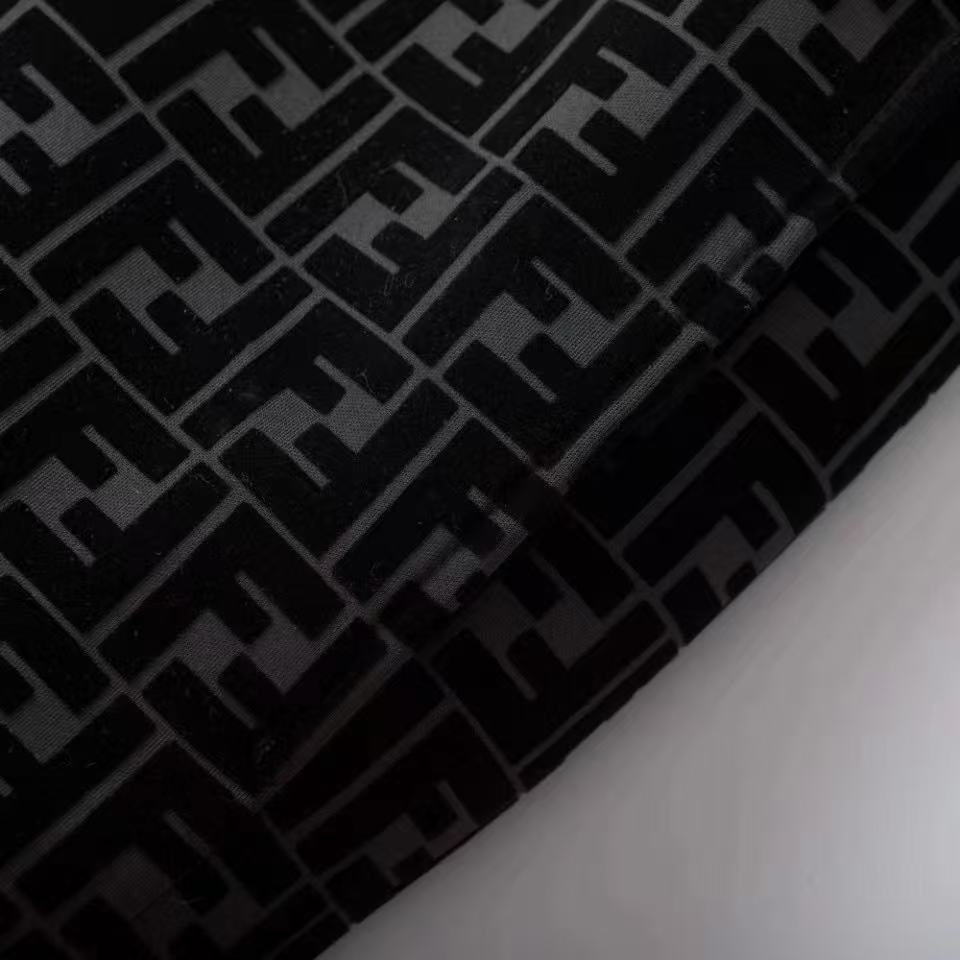 Fendi All-Over Print Flocked Jacket