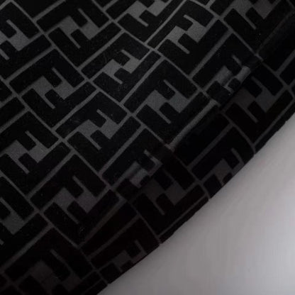 Fendi All-Over Print Flocked Jacket