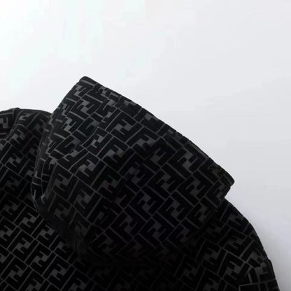 Fendi All-Over Print Flocked Jacket