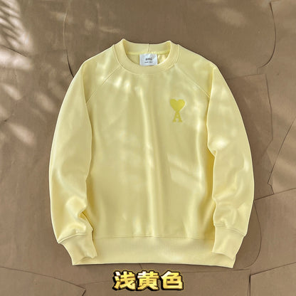 Ami Paris Ami de Coeur Embroidered Crewneck Sweatshirt