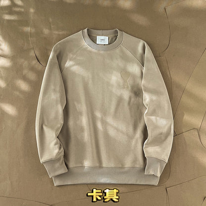 Ami Paris Ami de Coeur Embroidered Crewneck Sweatshirt