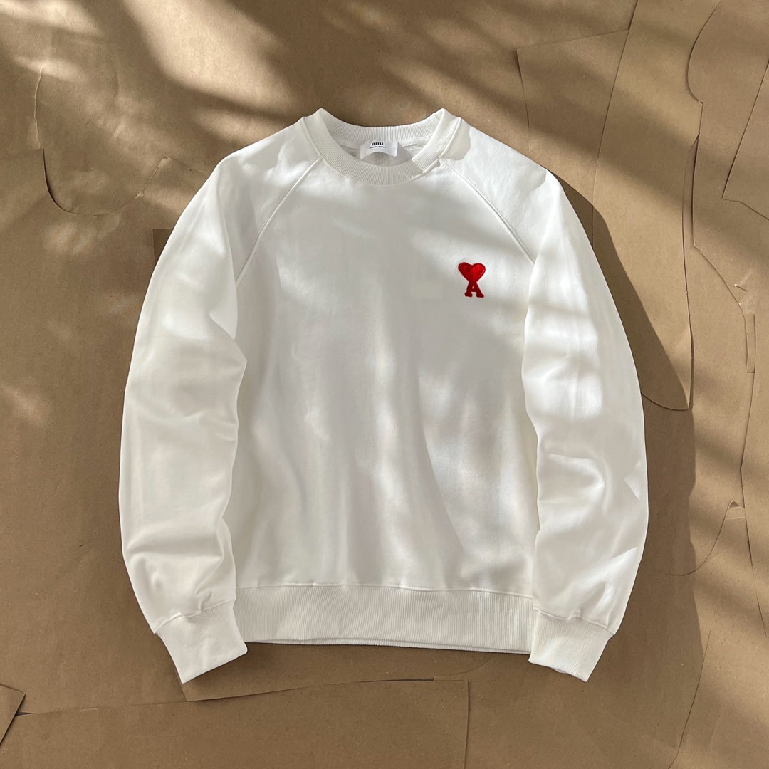 Ami Paris Ami de Coeur Raglan Crewneck Sweatshirt – Autumn/Winter