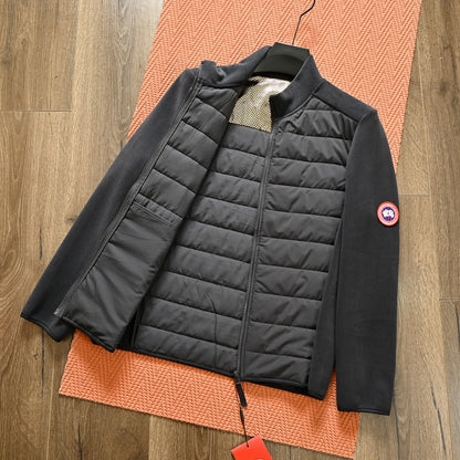 Canada Goose Spliced Stand-Collar Cashmere Jacket – 25FW