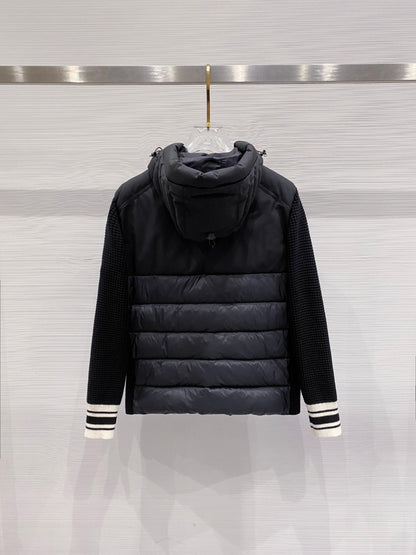 Moncler Down Knit Spliced Jacket – FW2025