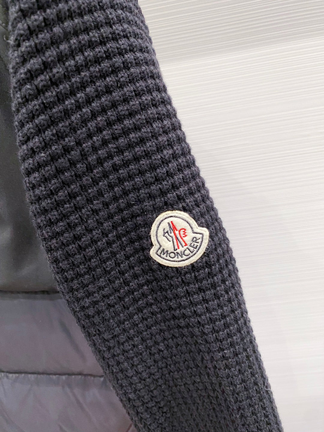 Moncler Down Knit Spliced Jacket – FW2025
