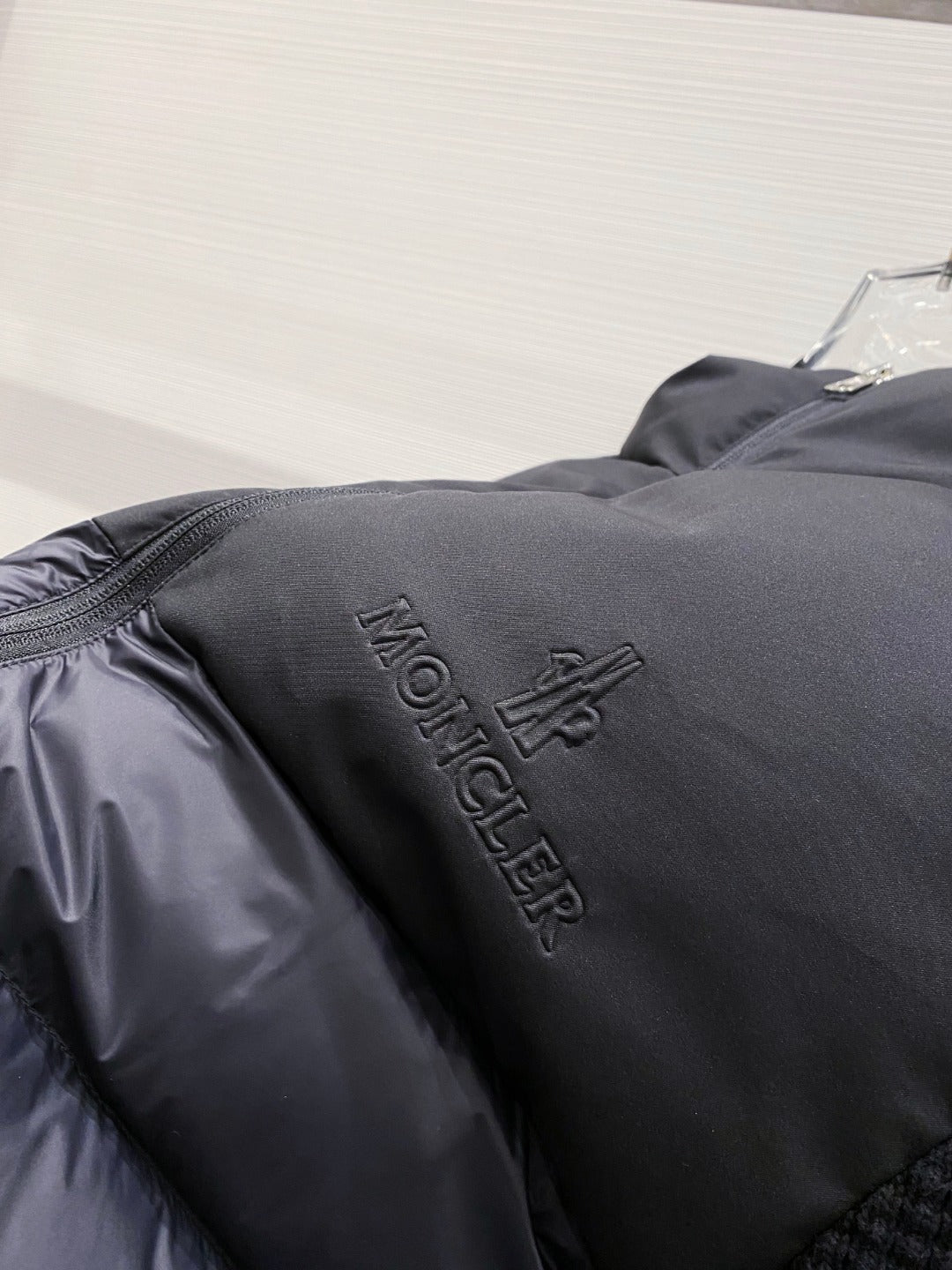 Moncler Down Knit Spliced Jacket – FW2025