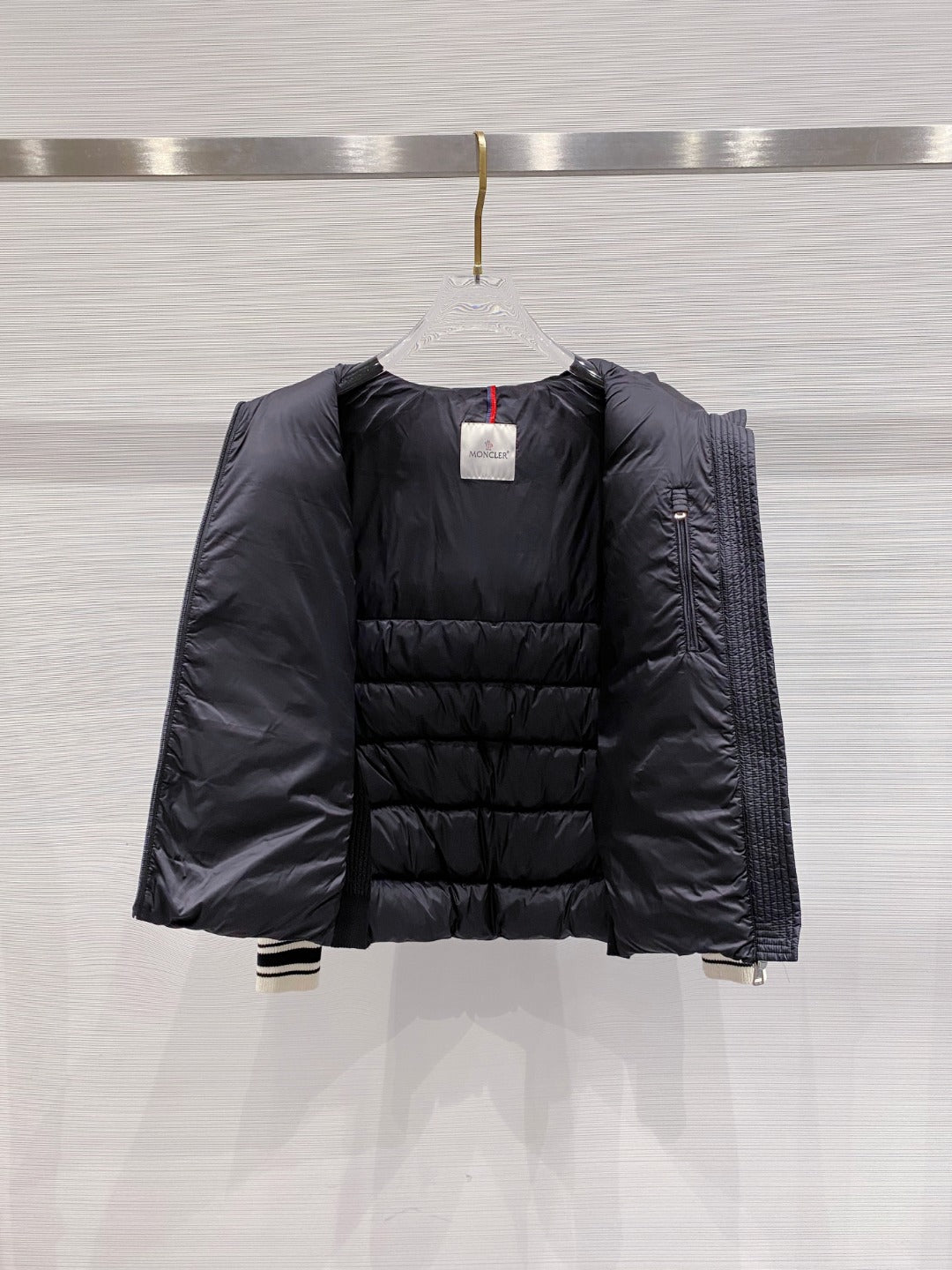 Moncler Down Knit Spliced Jacket – FW2025