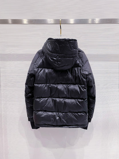 Moncler Grenoble Morgins Shearling-Lined Down Jacket