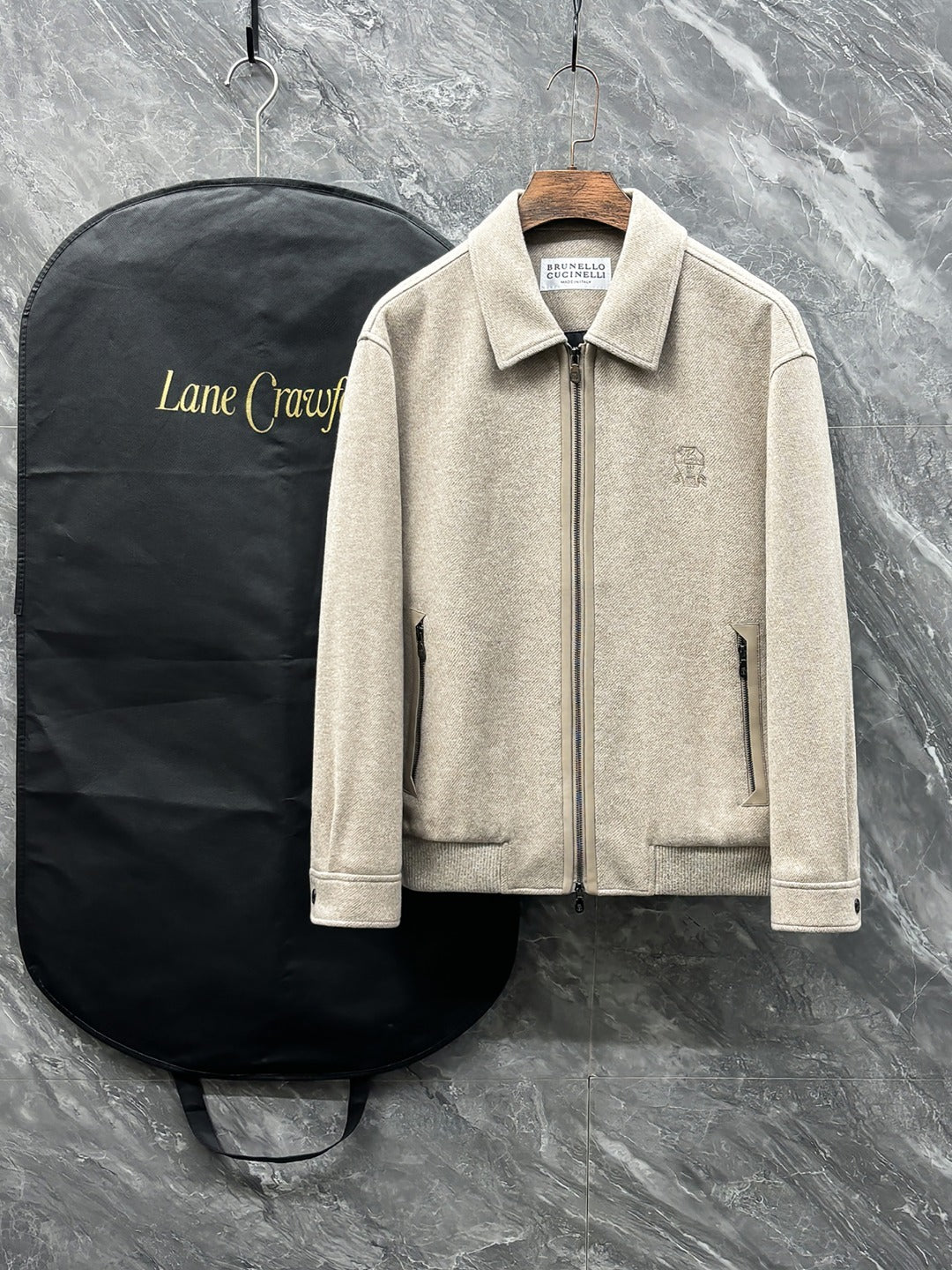 Brunello Cucinelli Knit Blend Down Jacket – 25FW