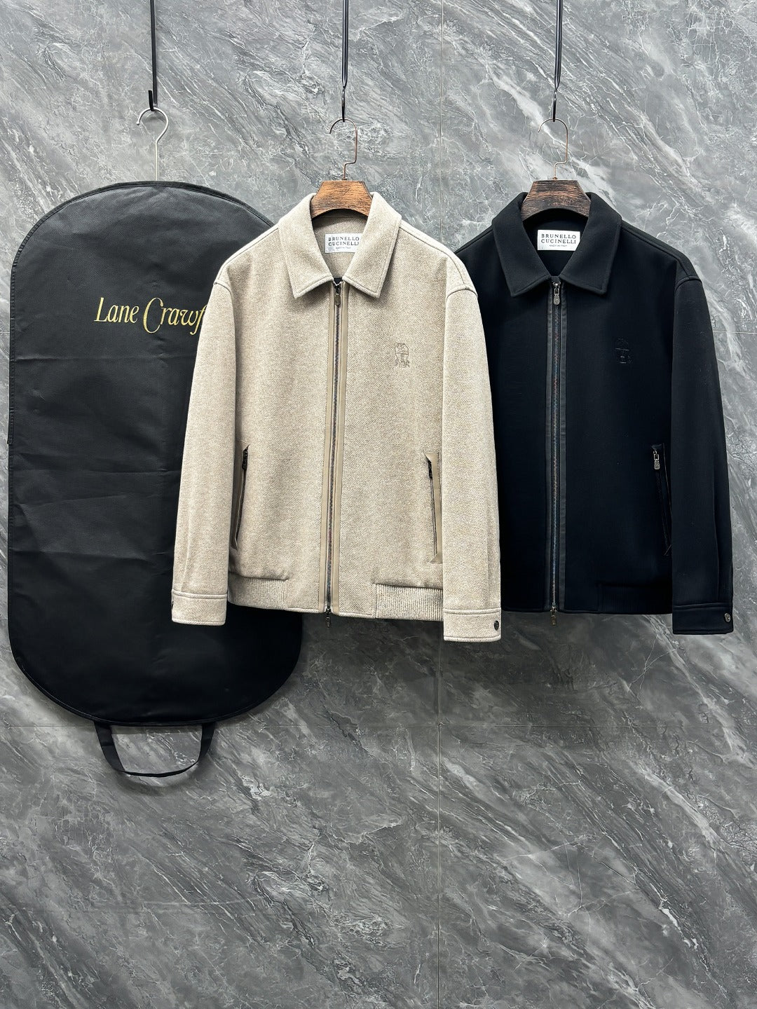 Brunello Cucinelli Knit Blend Down Jacket – 25FW