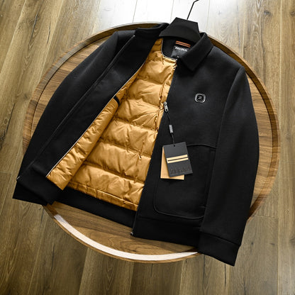 Zegna Men's Business Wool Goose Down Jacket – 25FW
