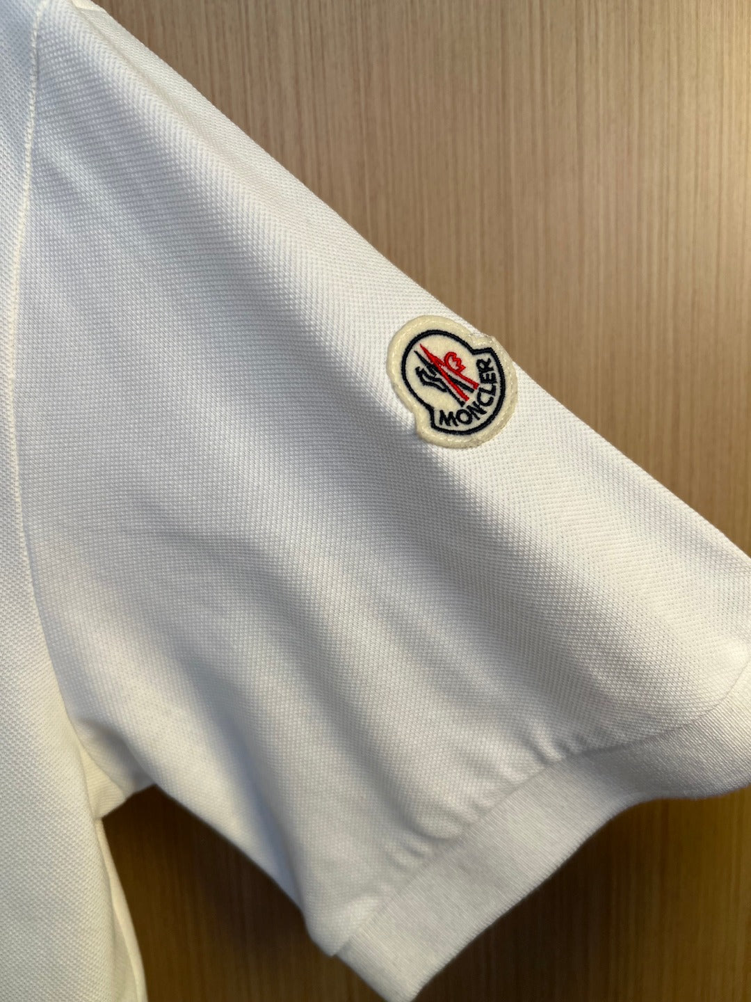 Moncler Chenille Embroidered Polo Shirt