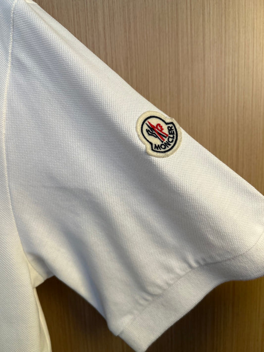 Moncler Chenille Embroidered Polo Shirt