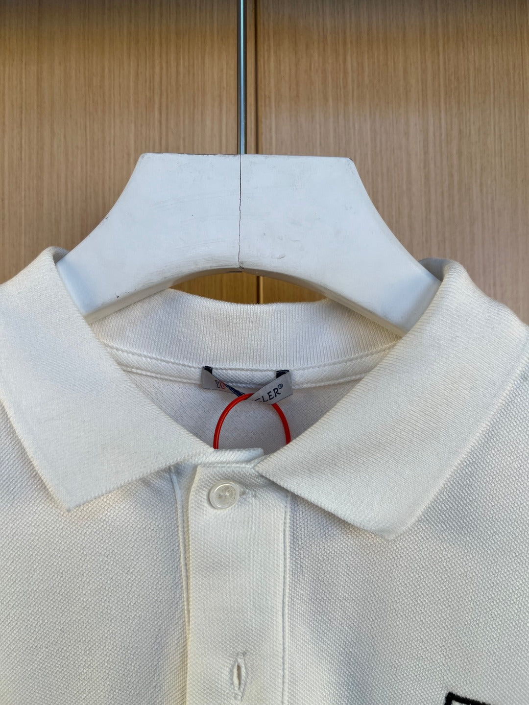 Moncler Chenille Embroidered Polo Shirt