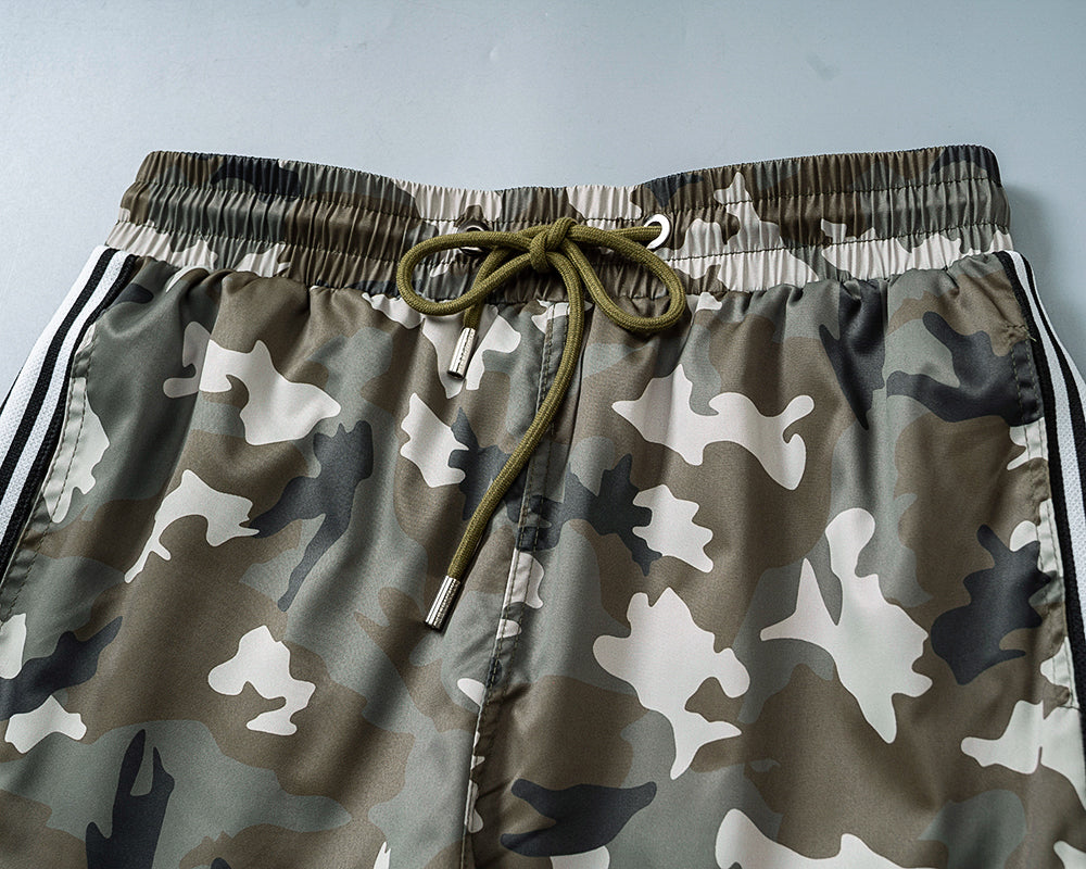 Moncler Camouflage Swim Trunks – Spring/Summer 2026