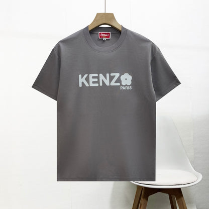 Kenzo Premium Grey Long-Sleeve Crewneck T-Shirt