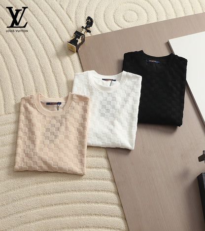 Louis Vuitton Damier 3D Jacquard T-Shirt