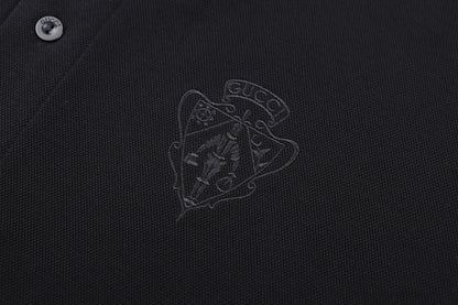 Gucci Logo Button Embroidered Piqué Cotton Shirt – 26SS