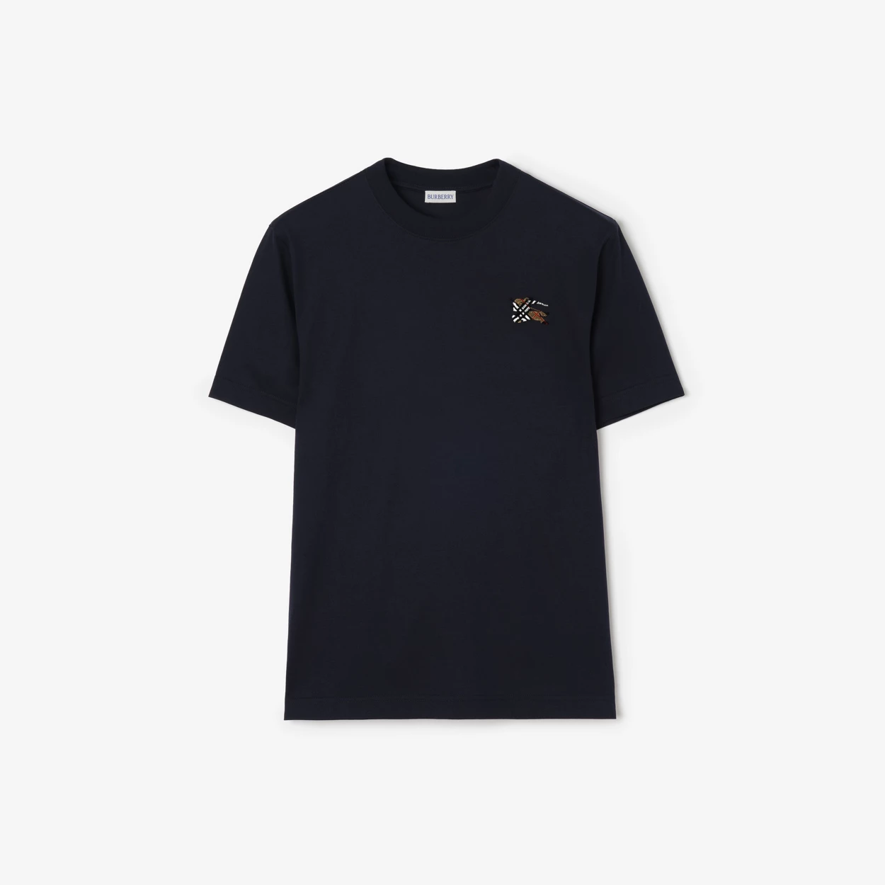 Burberry EKD Embroidered Cotton T-Shirt