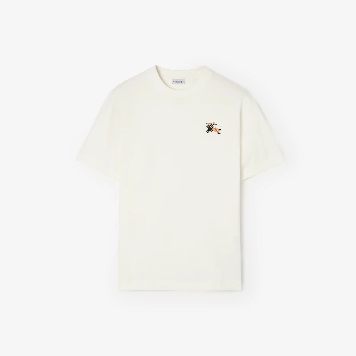 Burberry EKD Embroidered Cotton T-Shirt