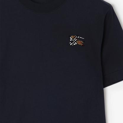 Burberry EKD Embroidered Cotton T-Shirt
