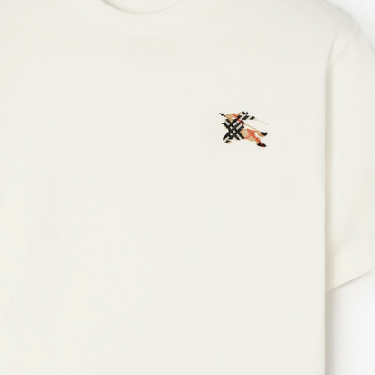 Burberry EKD Embroidered Cotton T-Shirt