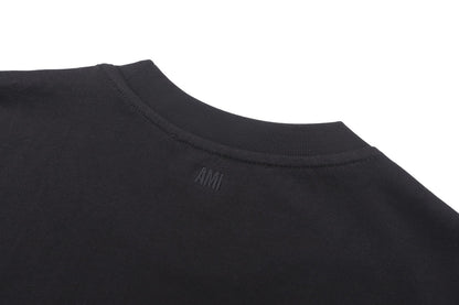 Ami Paris Embroidered ADC Knit T-Shirt – 26SS