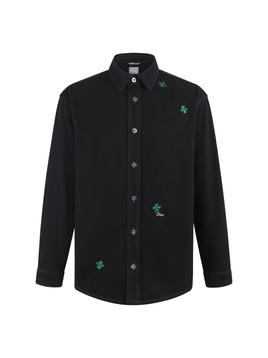 Dior Clover Embroidered Logo Shirt Jacket – 26SS