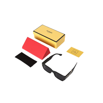 Fendi Geometric Square Frame Sunglasses