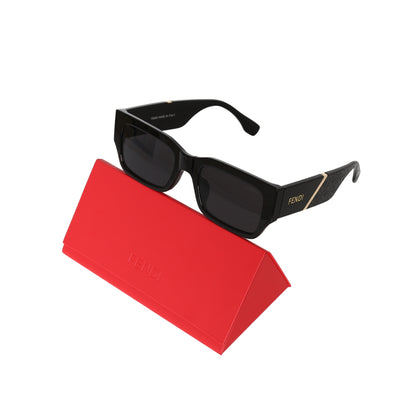 Fendi Geometric Square Frame Sunglasses