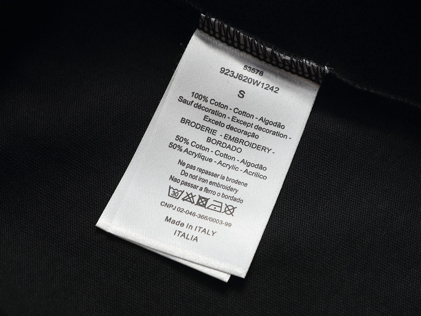 Dior Minimalist CD Embroidered Logo T-Shirt