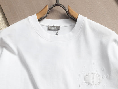 Dior Minimalist CD Embroidered Logo T-Shirt