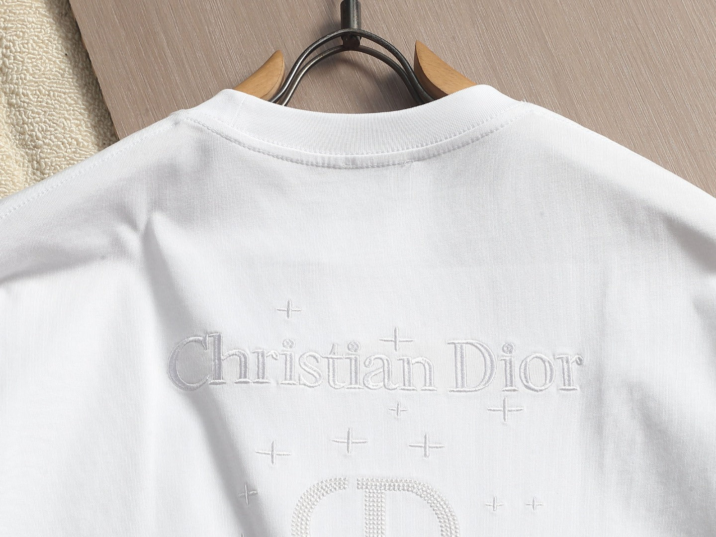 Dior Minimalist CD Embroidered Logo T-Shirt