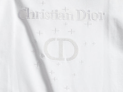 Dior Minimalist CD Embroidered Logo T-Shirt