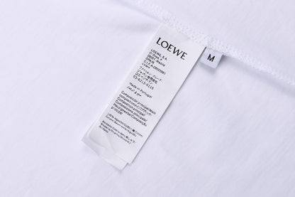 Loewe Embroidered Logo Cotton T-Shirt – 26SS