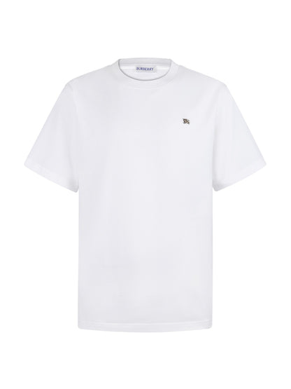 Burberry Metal Knight Logo Cotton T-Shirt – 26SS