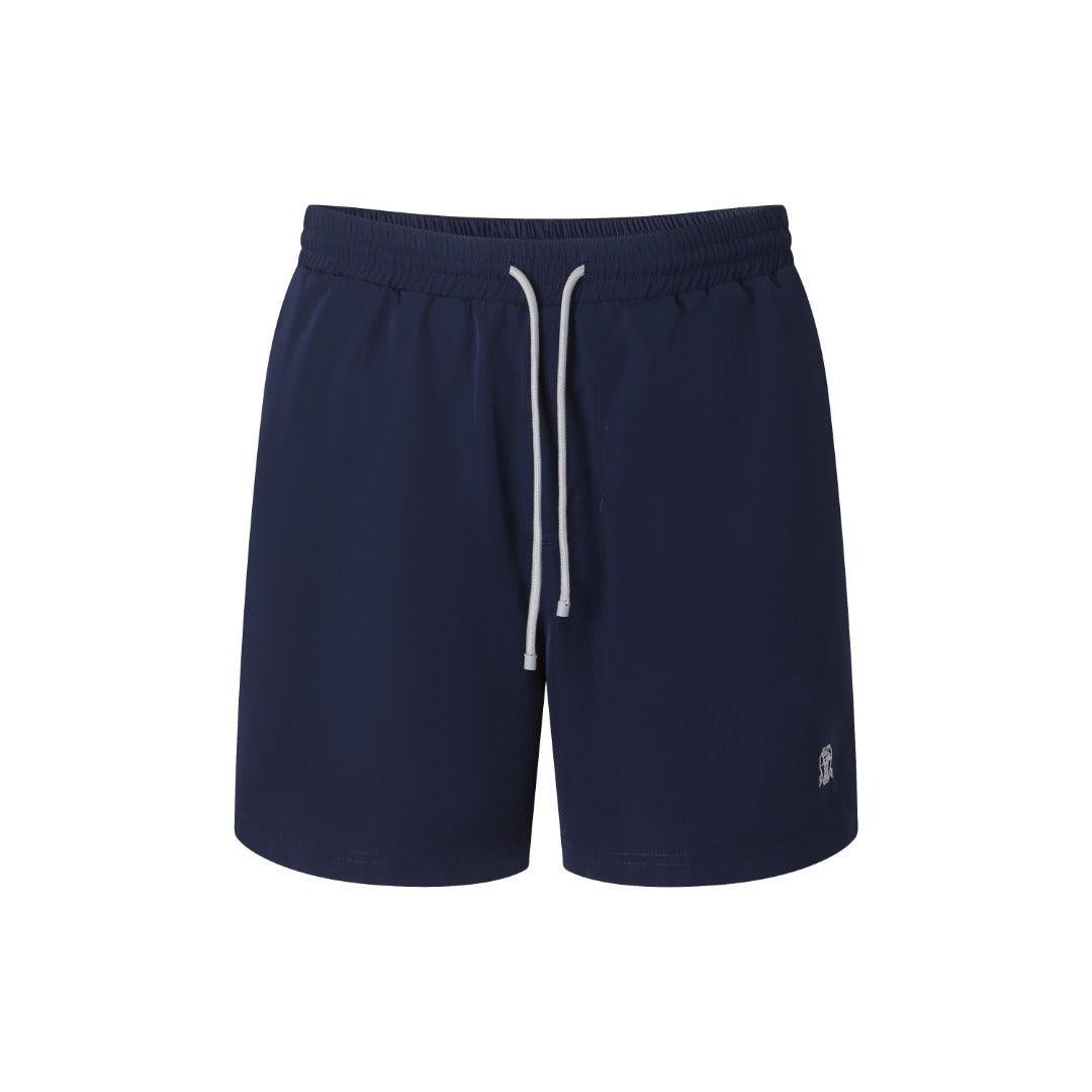 Brunello Cucinelli Embroidered Swim Trunks
