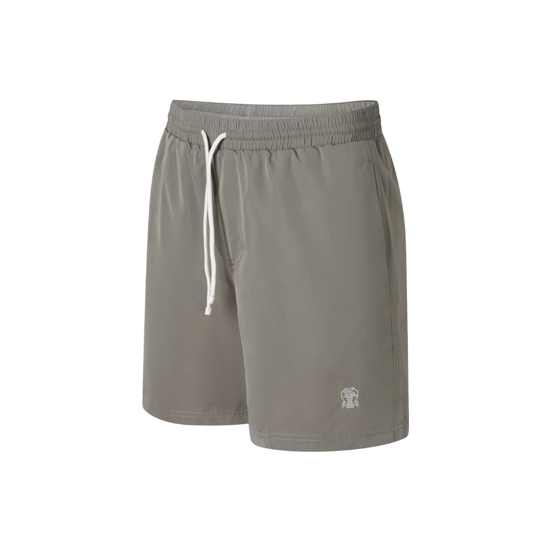 Brunello Cucinelli Embroidered Swim Trunks