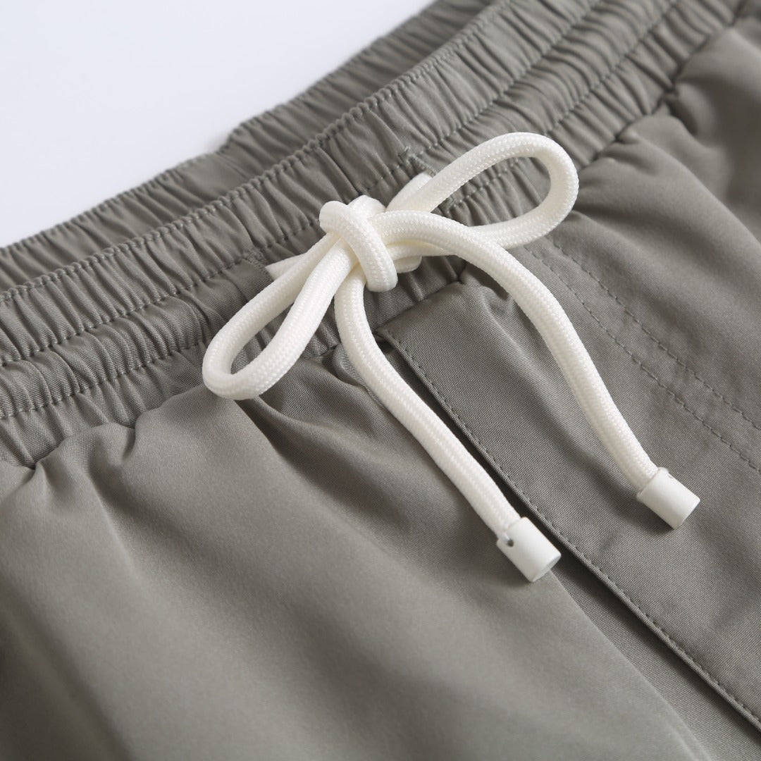 Brunello Cucinelli Embroidered Swim Trunks