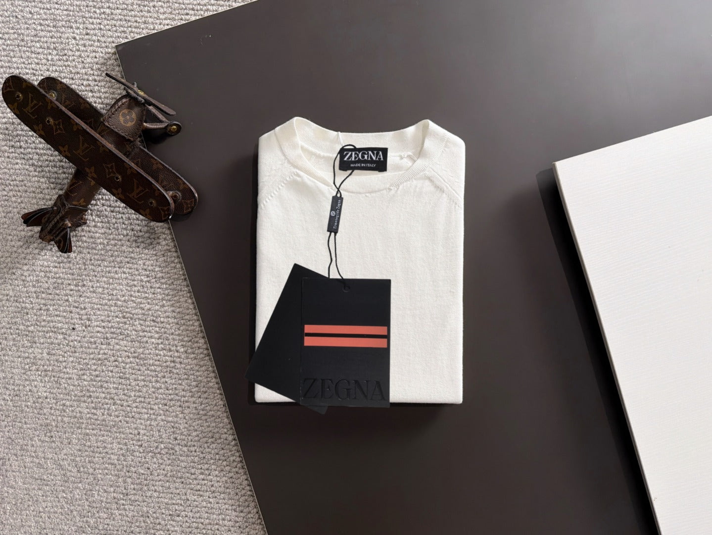 Zegna Embroidered Combed Cotton Short-Sleeve T-Shirt – Summer Collection – 2026